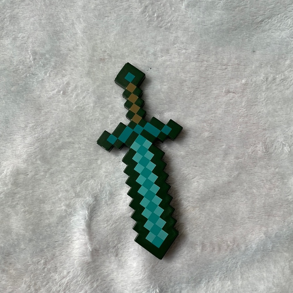 Minecraft themed Lego-Style Cake Topper